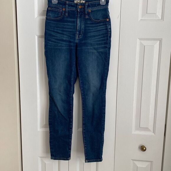 Madewell Curvy High-Rise‎ Skinny Jeans in Lanette Wash Size 25 NWOT - Picture 3 of 11